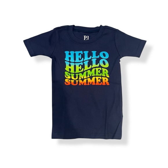 PJ Place Twin Toddler Boys 2 Outfit Sets Tropical Shirt Shorts Bundle 3T NWT - Picture 4 of 9